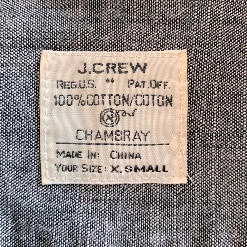 J. Crew Factory Chambray Work Shirt